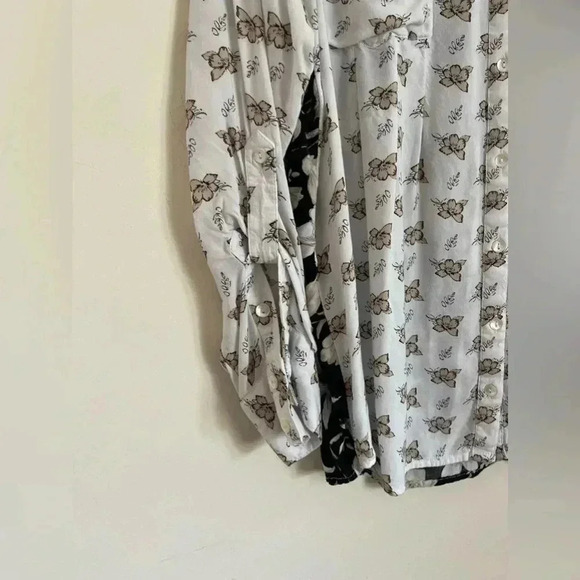 Style & Co very soft women button down shirt long sleeve - Picture 6 of 7